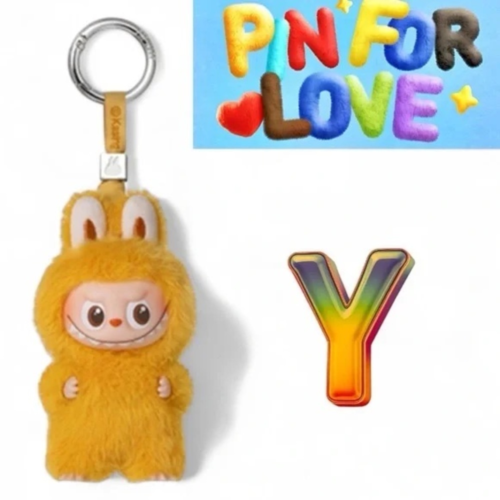 Pop Mart The Monsters Pin For Love Plush Pendant Labubu Y Confirmed